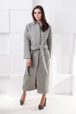 Женское демисезонное пальто"Стелла"крупное букле