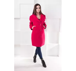 Женское демисезонное пальто"Интрига ворс"